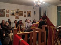 Богослужения Великого Поста в часовне Дома ветеранов